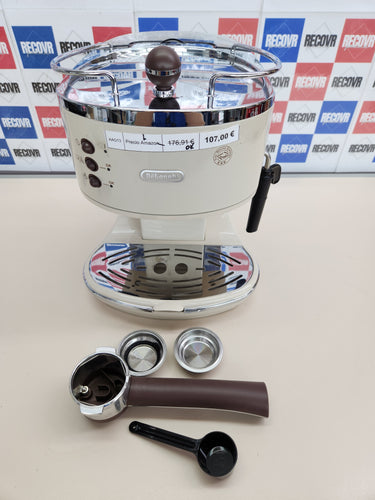 Cafetera 1100W, 1,4 L Semi-automática, 2 Cups, DELONGHI